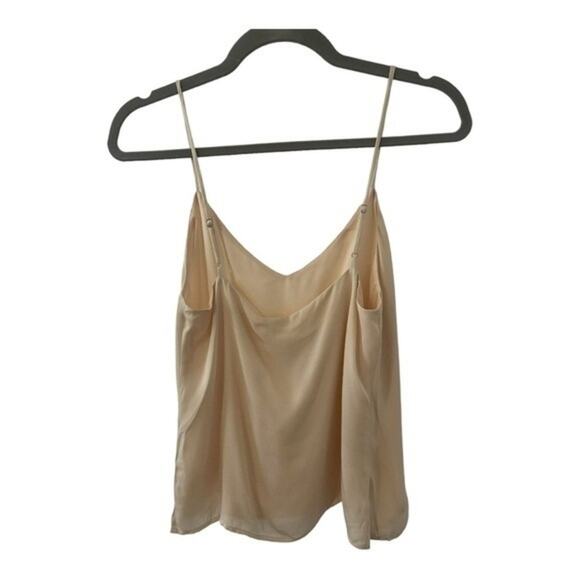 NWT L’AGENCE Jane Silk Parchment / Cream Cami Adjustable Straps Blouse - Size XS - Picture 9 of 16